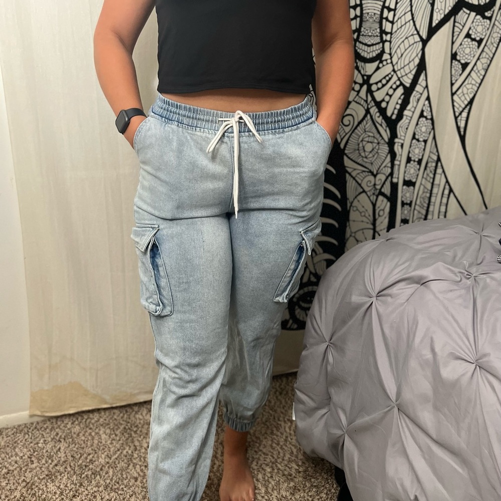 Tied Jean Joggers